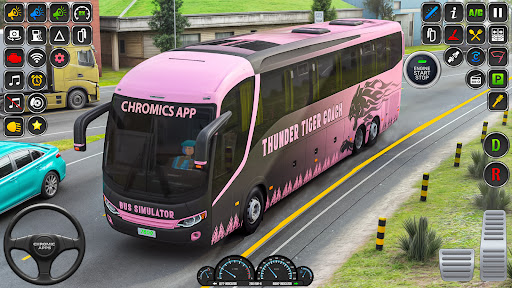 Bus Driving 3D City Bus Games ekran görüntüsü