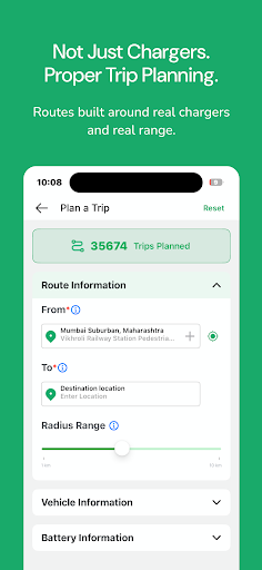 EVJoints: EV Trip Planner ekran görüntüsü