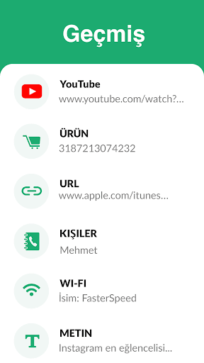QR Kodu Okuyucu ve Tarayıcı ekran görüntüsü