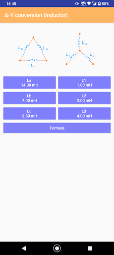 Star-Delta Calculator ekran görüntüsü