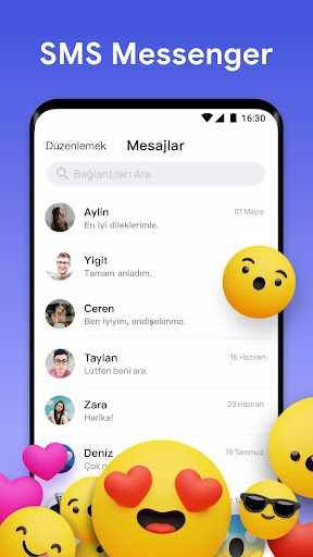 SMS Mesajları Ana Sayfa ekran görüntüsü