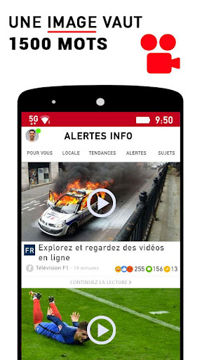 Alertes info France ekran görüntüsü