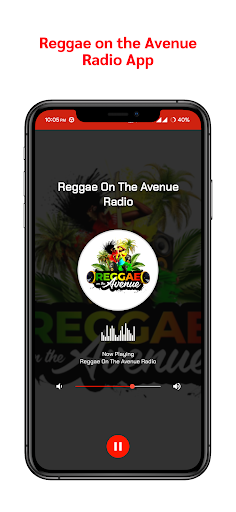 Reggae on the Avenue Radio App ekran görüntüsü