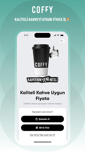 Coffy - Kahve Siparişi ekran görüntüsü