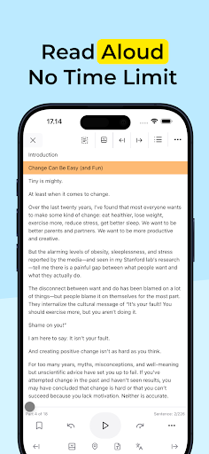 TTS Reader Pro Read Text Aloud ekran görüntüsü
