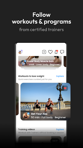 bim - Personal Home Training ekran görüntüsü