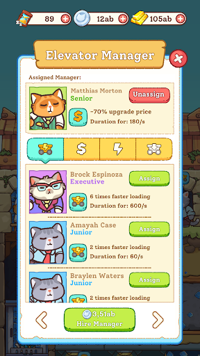 Cat Miners: Mining Gold Tycoon ekran görüntüsü