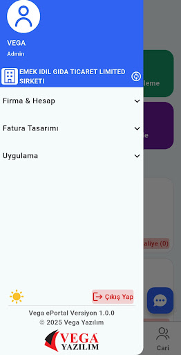 Vega ePortal ekran görüntüsü