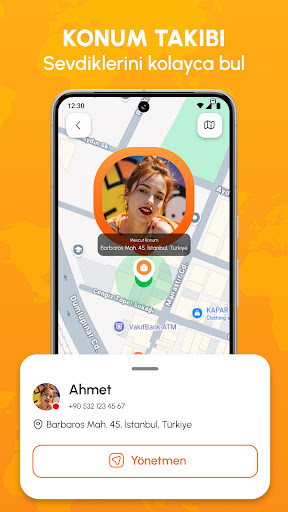 GPS İzleyici: Telefon ekran görüntüsü