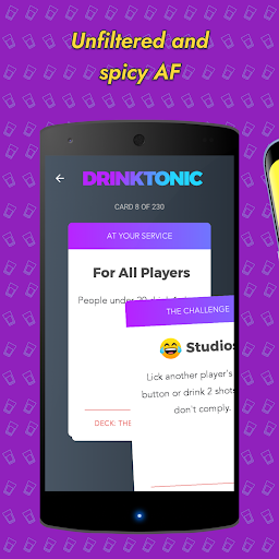Drinktonic (drinking game) ekran görüntüsü