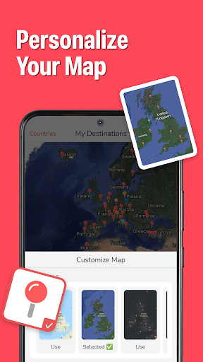 Pin Traveler: Seyahat Haritasi ekran görüntüsü