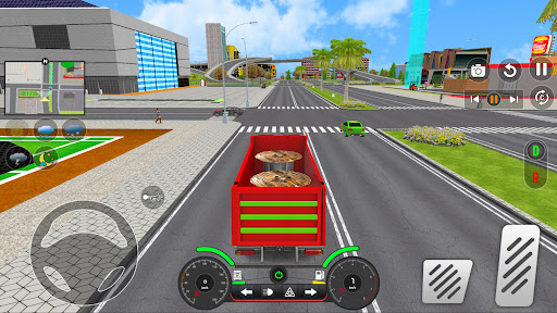 US Cargo Truck Driving 3D Game ekran görüntüsü