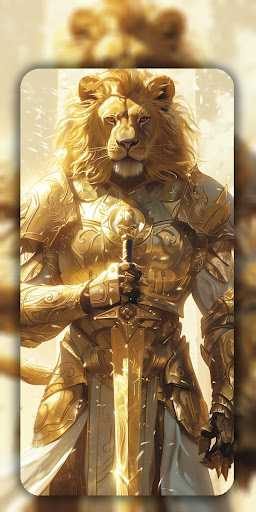 Lion Wallpaper 4K ekran görüntüsü