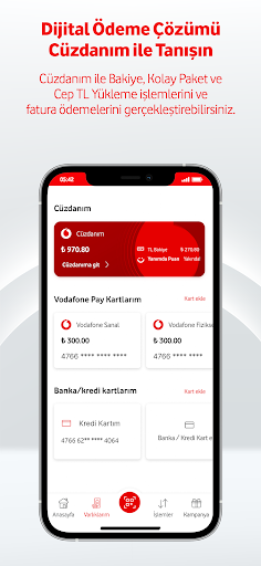 Vodafone Pay ekran görüntüsü