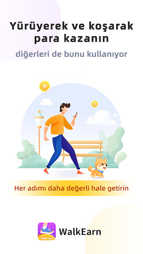 Yürüyerek para kazanmak ekran görüntüsü