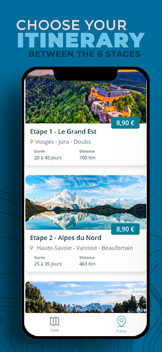 HexaTrek : French Thru-hike ekran görüntüsü