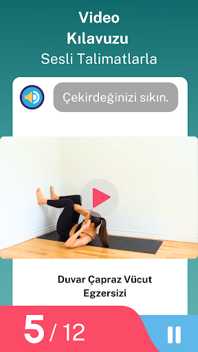 Duvar Pilatesi Egzersizi ekran görüntüsü