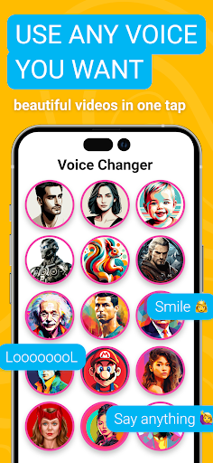 Voicer Celebrity Voice Changer ekran görüntüsü