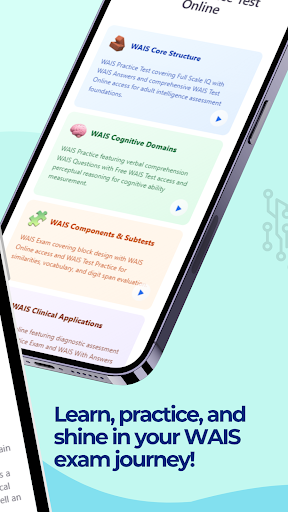 WAIS Practice Test ekran görüntüsü
