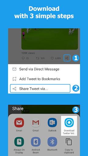 Download Twitter Videos - GIF ekran görüntüsü