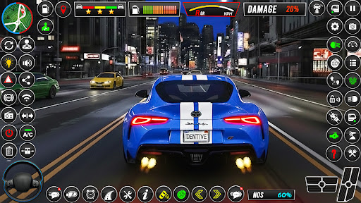 Open World Sim Car Driving 3D ekran görüntüsü