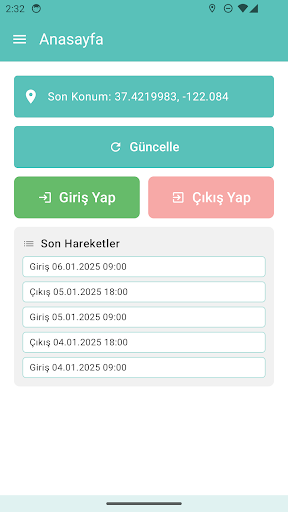 EYS ekran görüntüsü