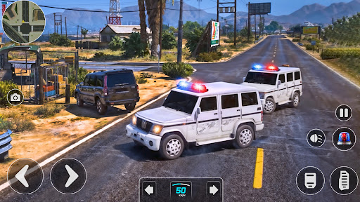 Police Car Driving:Chase Game ekran görüntüsü
