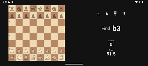 Chessis Coordinate Trainer ekran görüntüsü