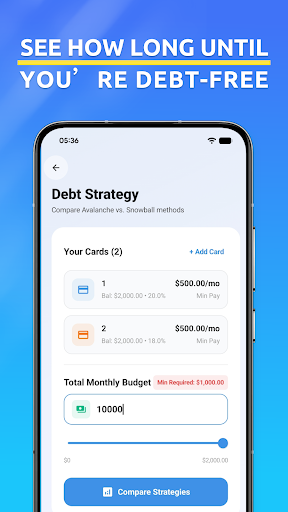 Credit Card Debt Payoff ekran görüntüsü