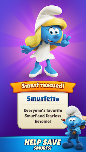 Smurfs Magic Match ekran görüntüsü
