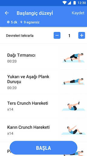 Karın Kası Egzersizi - Baklava ekran görüntüsü