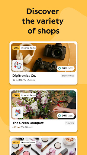 Glovo: Food & Grocery Delivery ekran görüntüsü