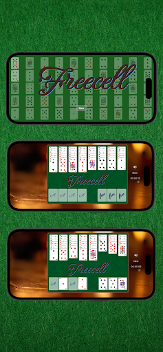 Basit FreeCell kart oyunu ekran görüntüsü