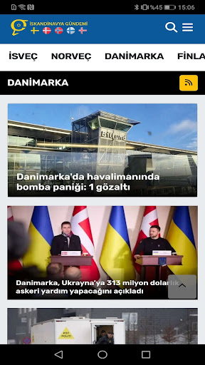 İskandinavya Gündemi ekran görüntüsü