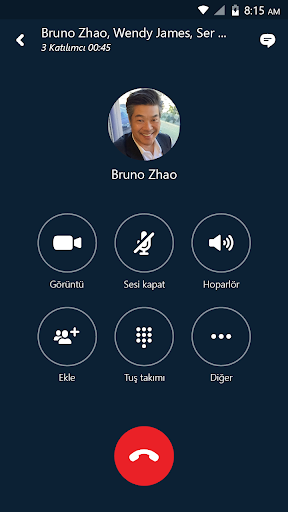 Skype for Business for Android ekran görüntüsü