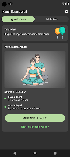 Kegel Egzersizleri ekran görüntüsü