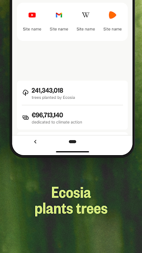 Ecosia: Search to plant trees ekran görüntüsü