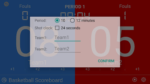 Basketball Scoreboard ekran görüntüsü