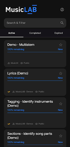 MusicLAB by Music.AI ekran görüntüsü
