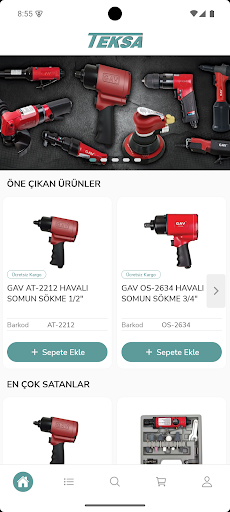 TEKSA ekran görüntüsü