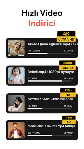 Tüm Video İndirici Uygulaması ekran görüntüsü