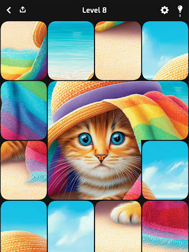 Cat Jigsaw Solitaire ekran görüntüsü