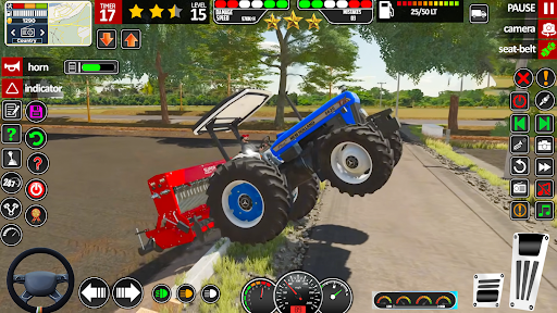 Real Indian Tractor Farming 3D ekran görüntüsü
