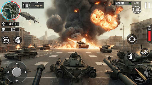 FPS Shooting : Gun War Game 3D ekran görüntüsü