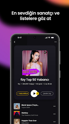 fizy - Müzik & Podcast İndir ekran görüntüsü