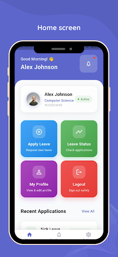 Student Leave App ekran görüntüsü