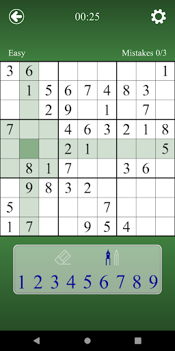 Sudoku online ekran görüntüsü