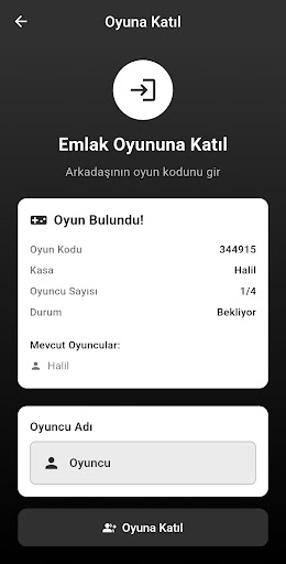 Emlak Oyunu Kasa ekran görüntüsü