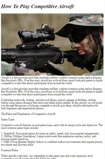 How to Play Airsoft ekran görüntüsü