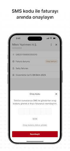 e-Arşiv Fatura Portal ekran görüntüsü